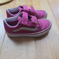 Vans Toddler Old SKOOL V Pink Glitter