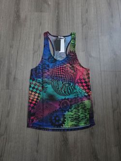 Adidas Jeremy Scott Psychedelic Running Tank Top Mens Size Small