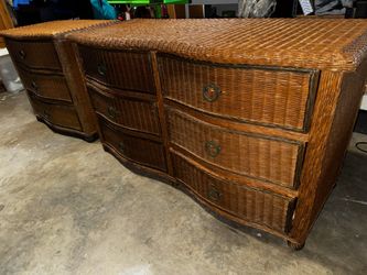 Double Wicker / Ratan Dresser