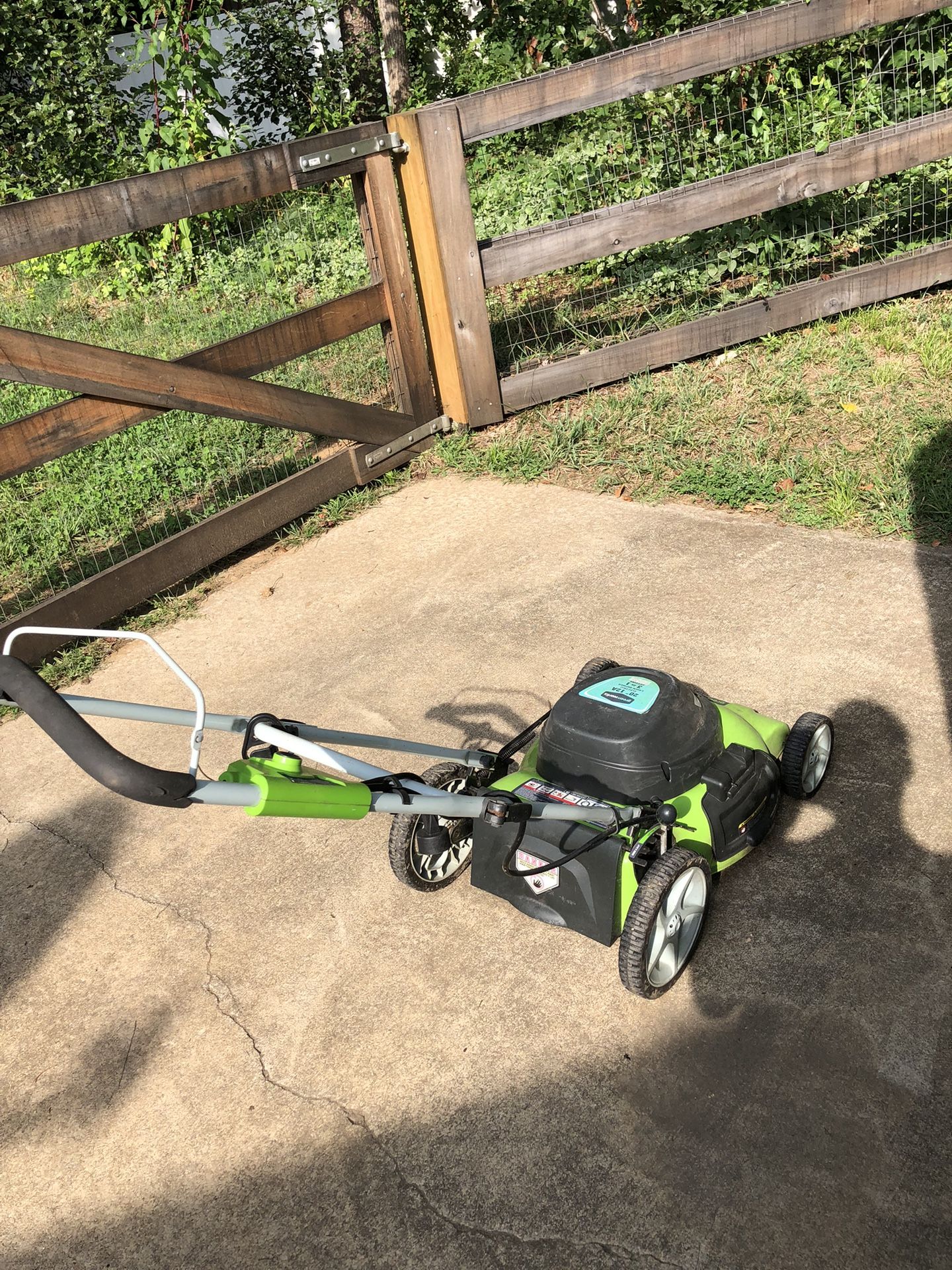 20” Green Works Electric Lawn Mower 
