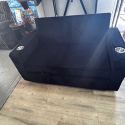 Sofa Bed Convertible With USB Port And Cup Holder 