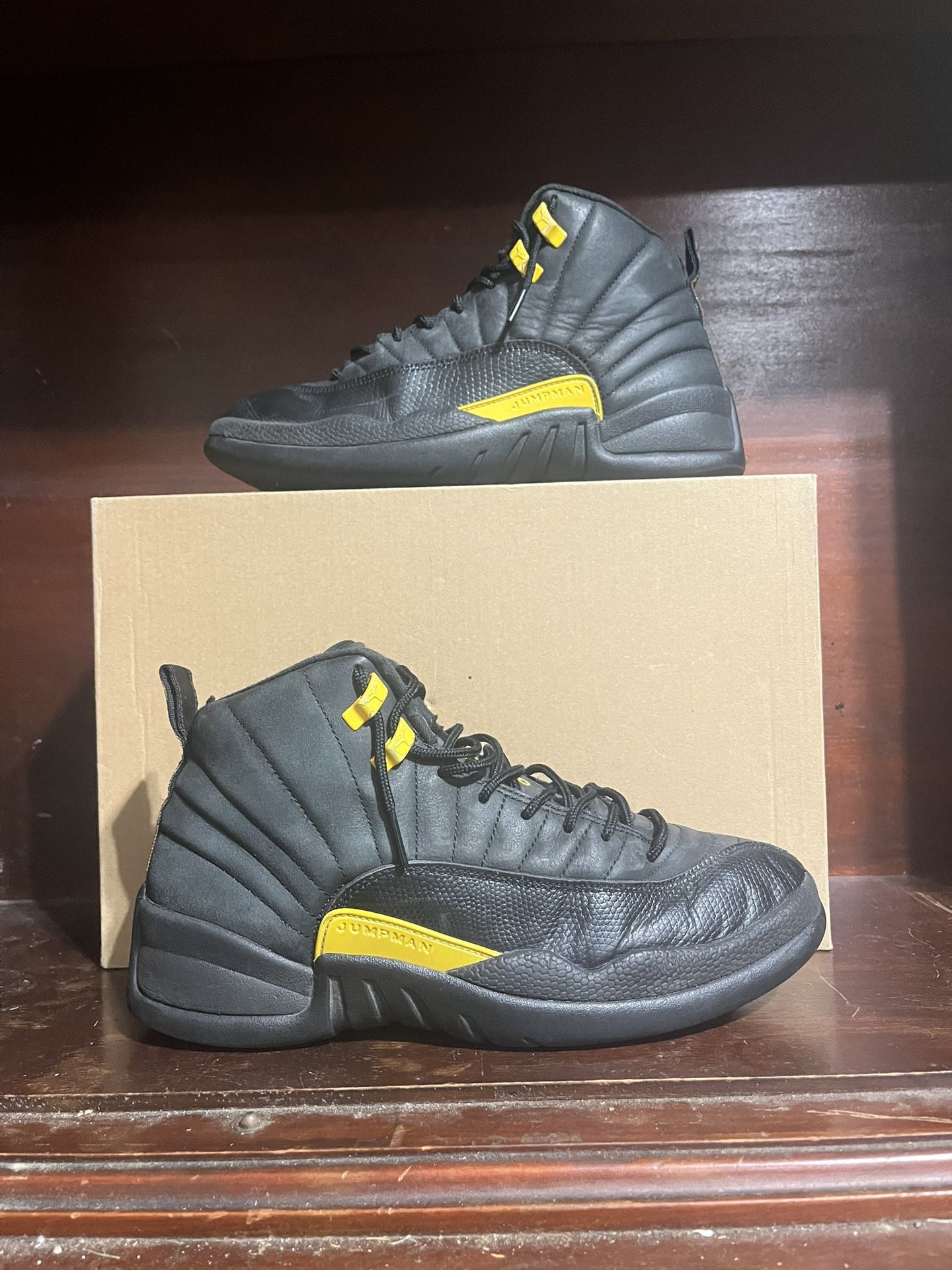 Jordan 12 Black Taxi
