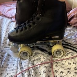 Black Roller Skates Woman's Size 9