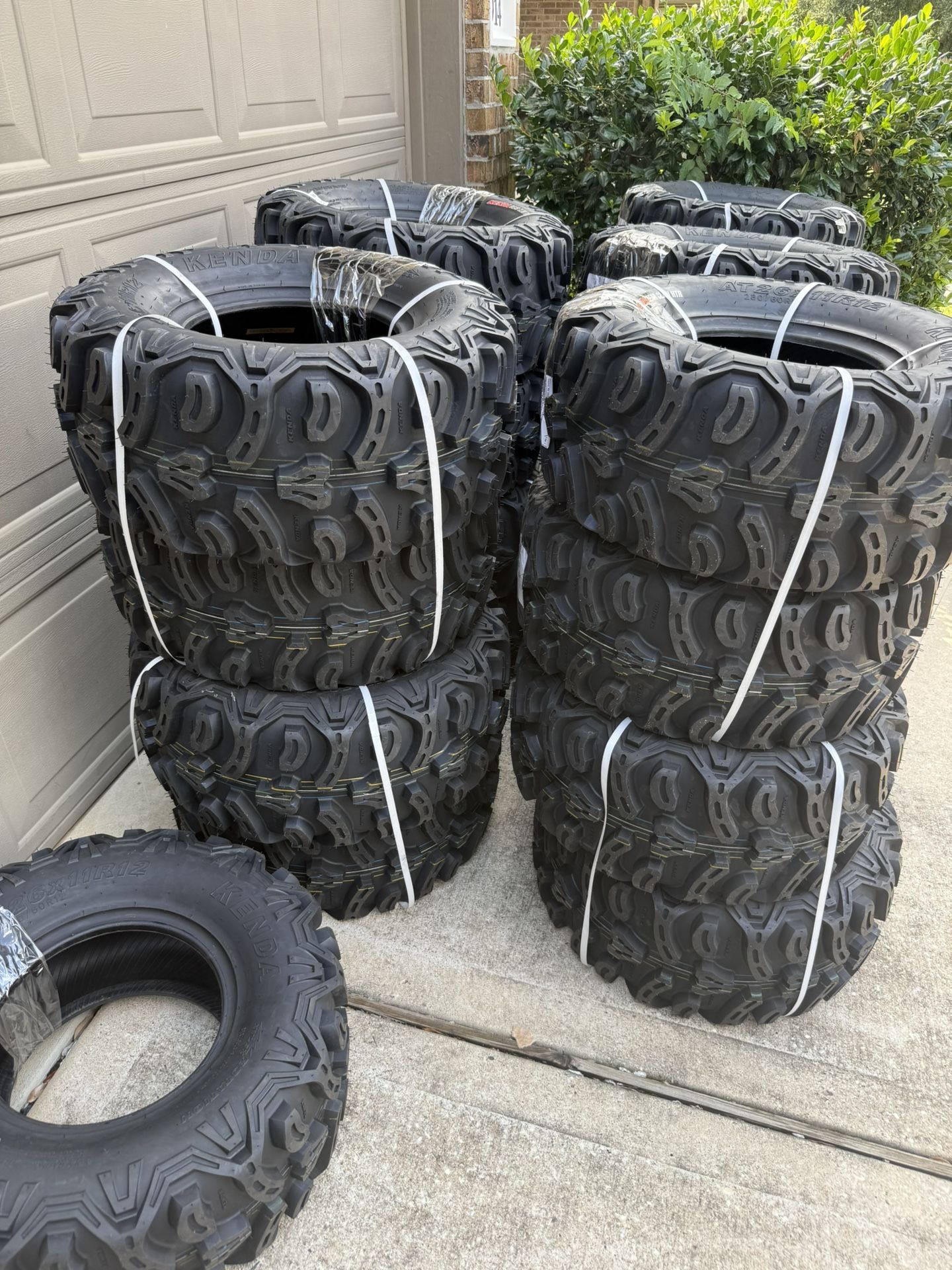 Kenda ATV UTV Tires Bear Claw 26x11Rx12 8 Ply Brand New Set of 4 Tires