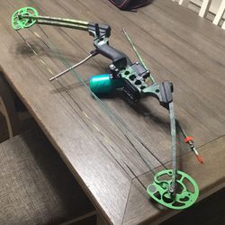 AMS “swamp Thing” Camo Bowfishing Compound Fishing Bow Includes, Dvd, Maual  Decal for Sale in Gonzales, LA - OfferUp