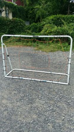Soccer practice rebounding goal