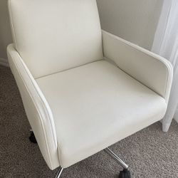 White Office Chair - Model Home Furniture 