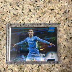Phil Foden Blue Wave Stadium Chrome 2022/22