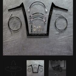 Dominator Prewired Handle Bars 12 Inch 