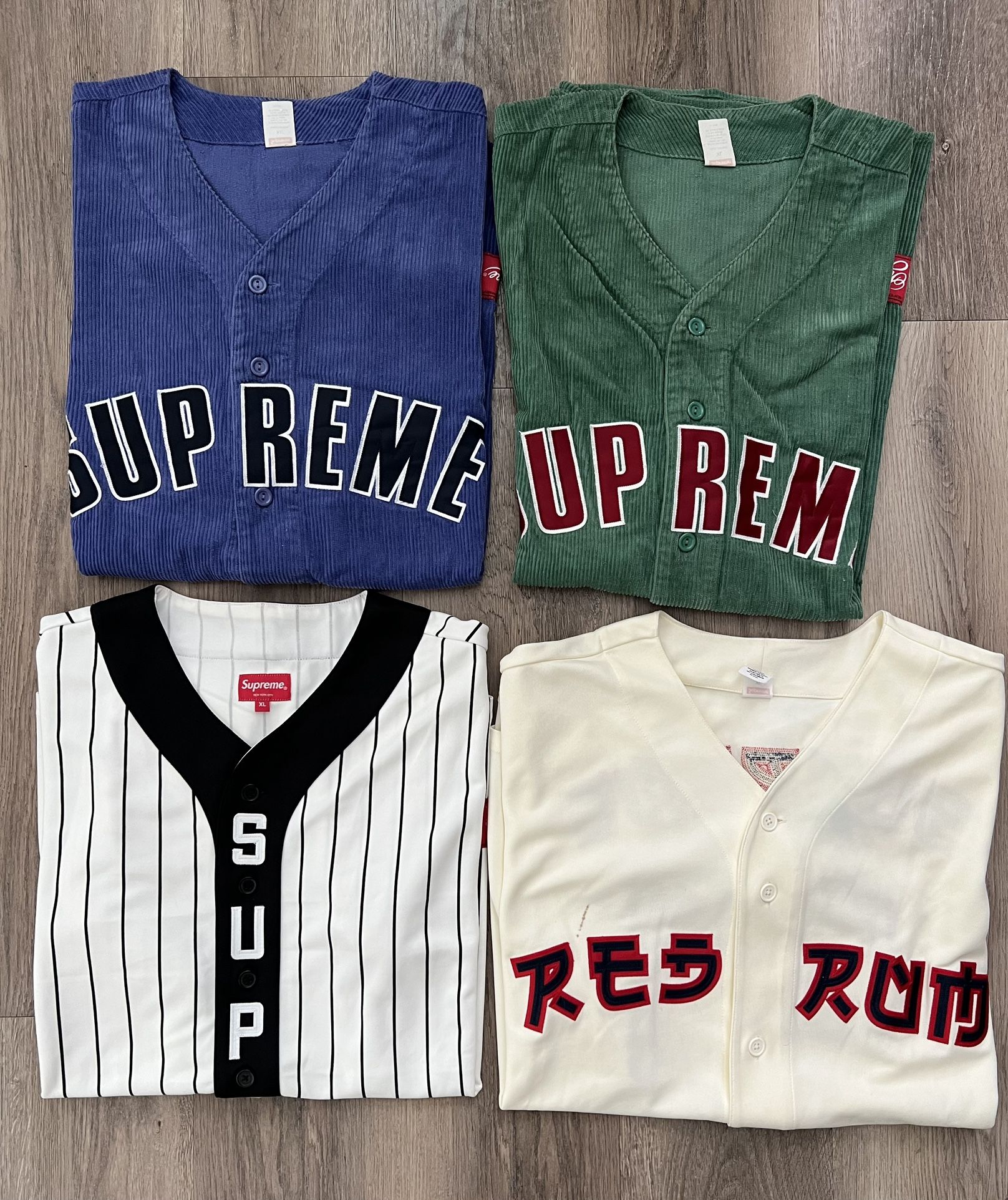 Supreme Baseball Jersey Sz XL $350 For All