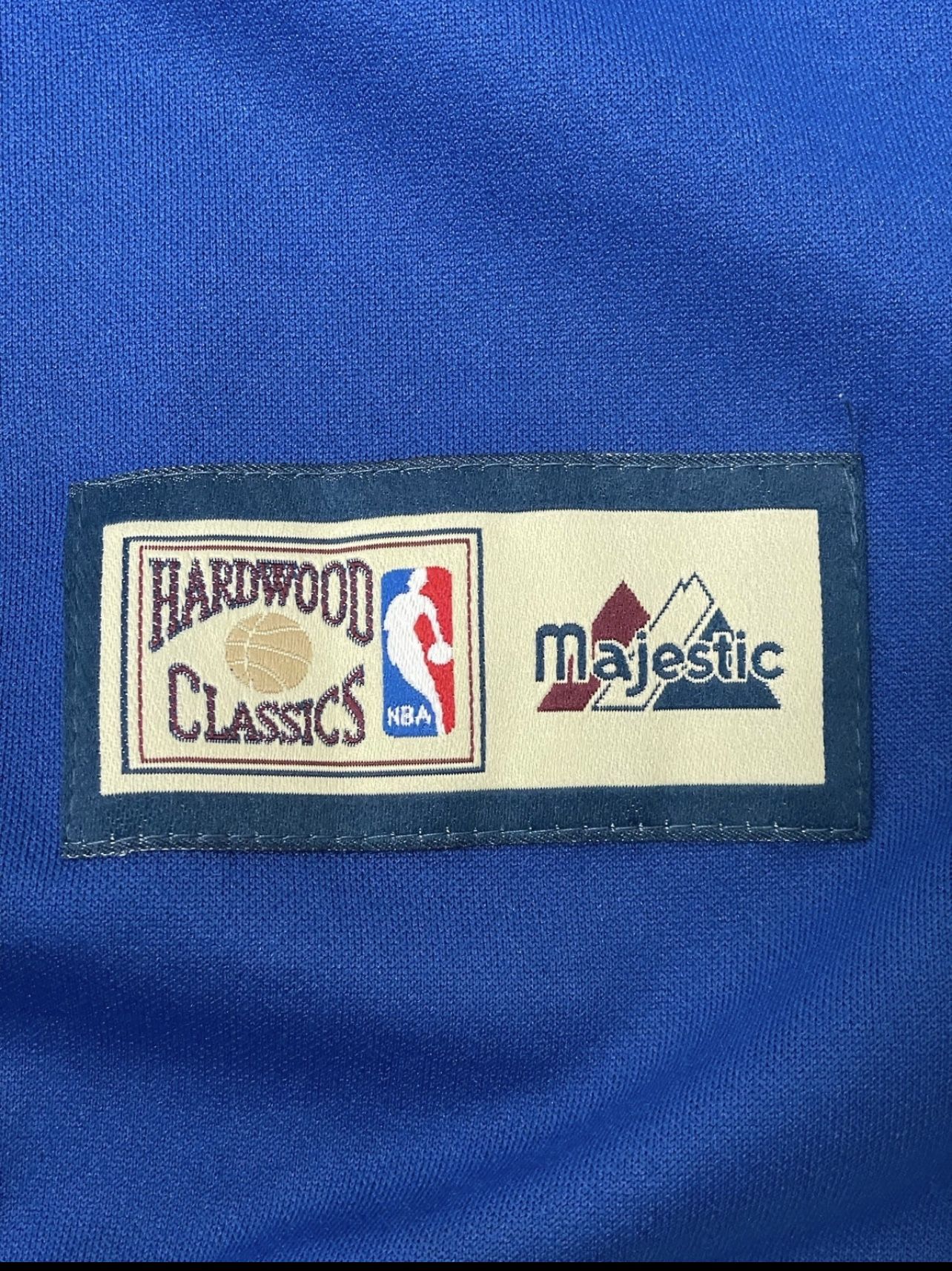 Majestic Hardwood Classics Philadelphia 76ers Tim Perry #34