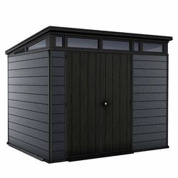 Keter Cortina 9 ft. x 7 ft. Premium Modern Outdoor Storage Shed
ADO #:CST-10589
New – Box Not Perfect .Price is Firm.
