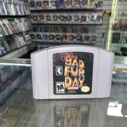 Conker's Bad Fur Day N64 (Nintendo 64, 2001) Authentic Tested Works Cart Only 