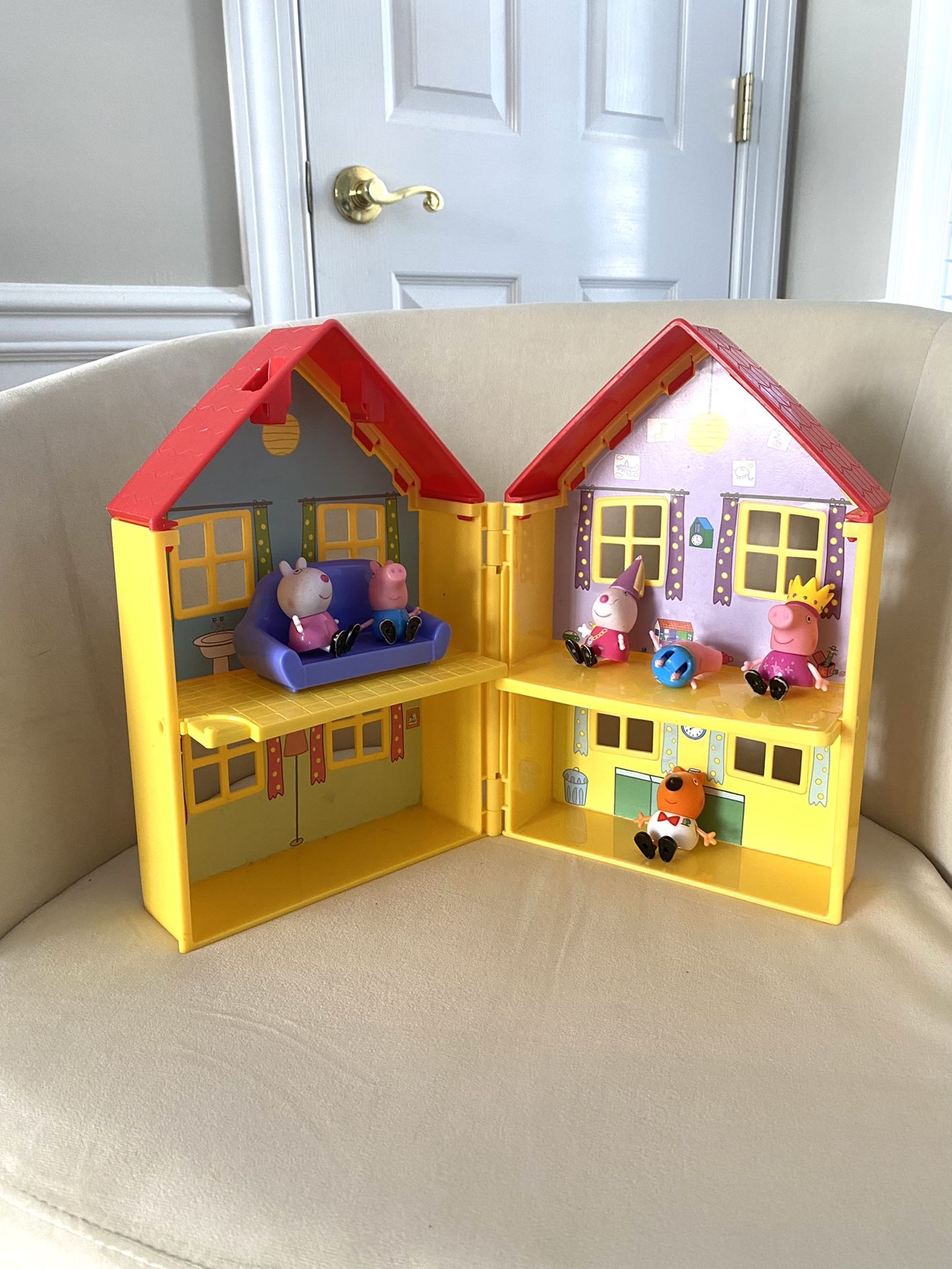 Peppa Pig House, Coach And 6 Peppas