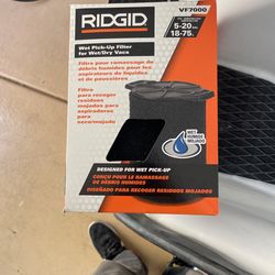 Rigid Wet Pick Up Filter 