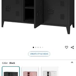 3 Door Locker TV Stand / Storage 