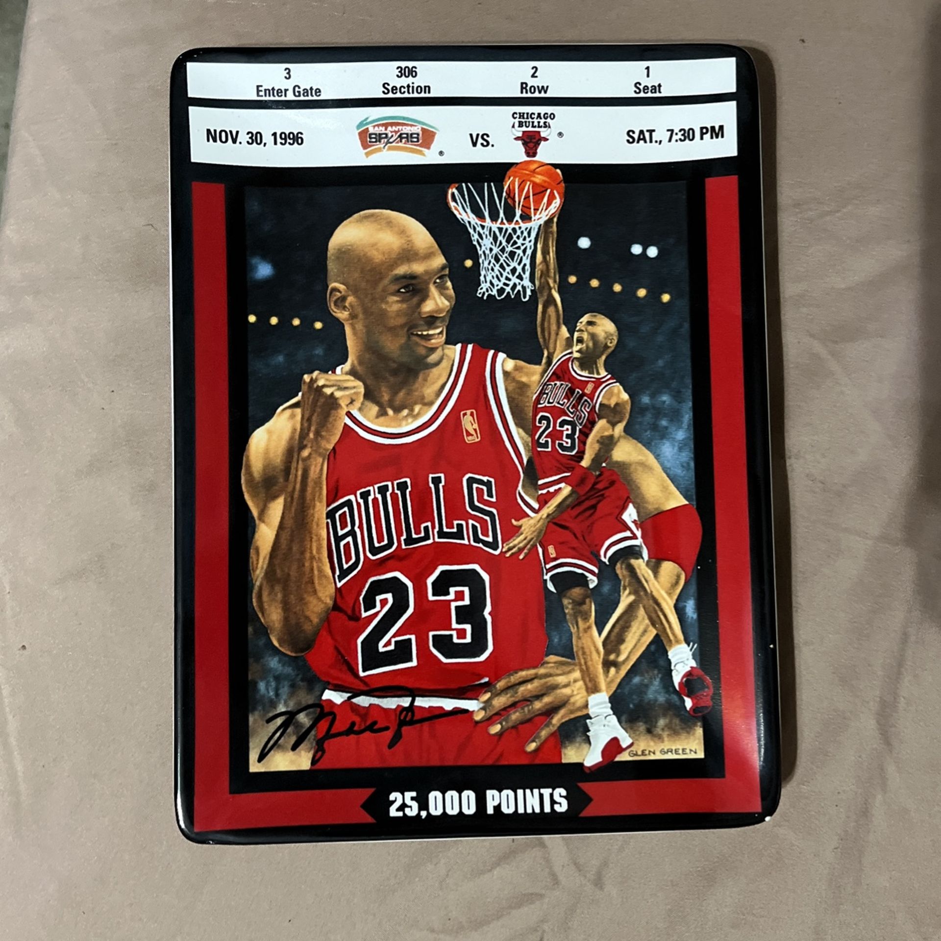 MJ Collector’s Plate