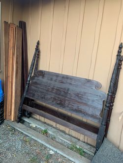 Three wood beds for free