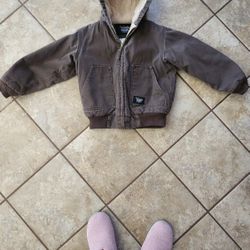 Boys Size 8/10 Heavy Walls Hooded Jacket
