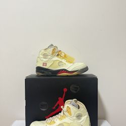 Jordan 5 Off White “Sail”