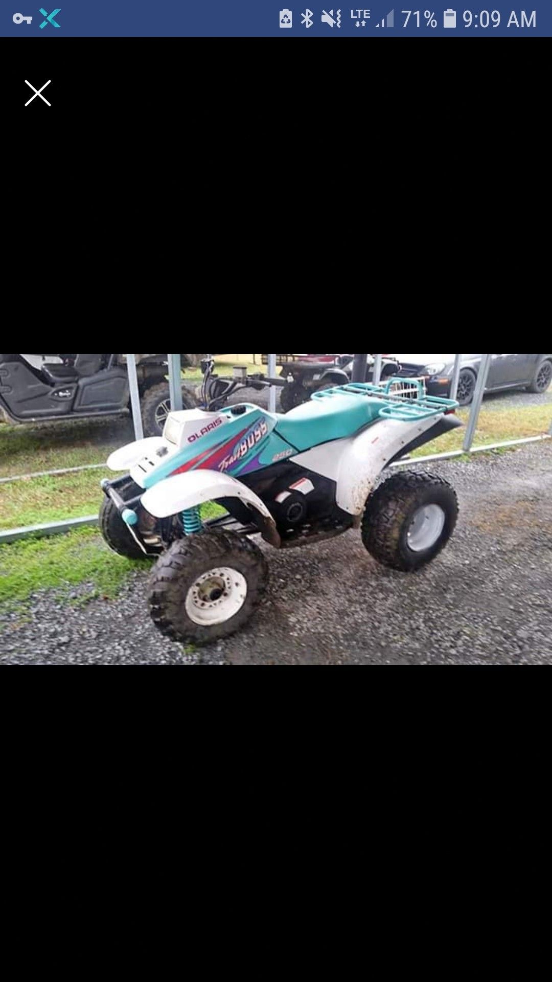 Photo 1998 polaris 250 2 stroke its a fast 4 wheeler not for kids