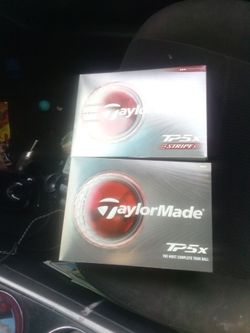 Brand new Taylormade TP5x Stripe golf balls