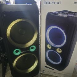 Powerful 🔋  Dolphin Bluetooth Large Speaker 🎶 Microphone & Remote Control 