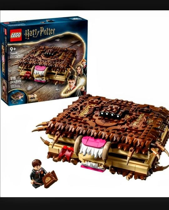 Lego Harry Potter Chomping Monster Book Of Monster  76449 New In Sealed Box 