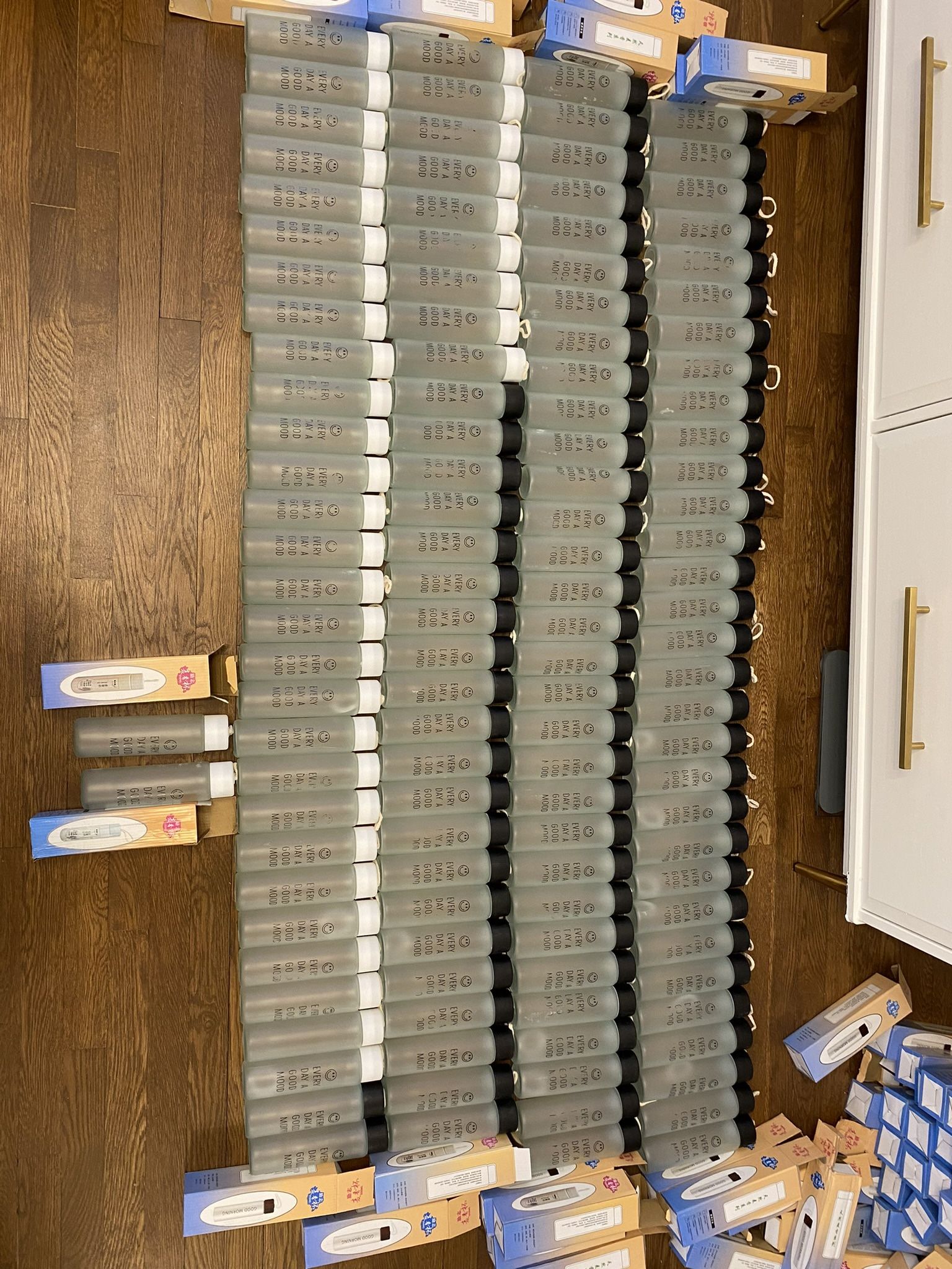 Lot Of 350+ Glass Water Bottles Great For Resale