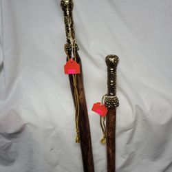 HIS AND HERS WALKING STICKS 