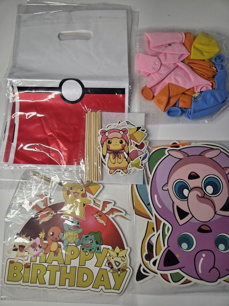 Pokemon Birthday Party Supplies