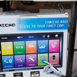 New  Camecho 7" touch screen car stereo. 