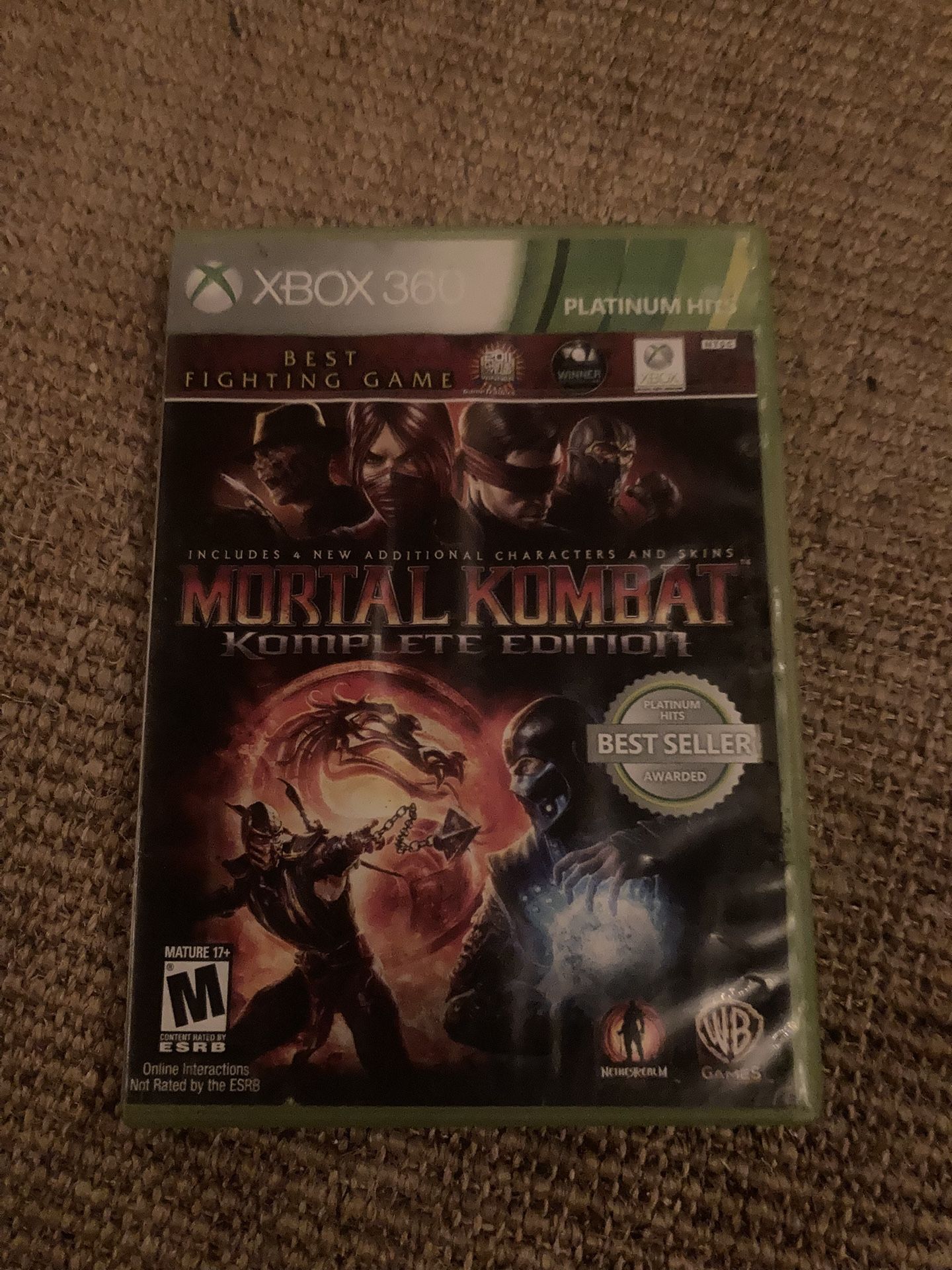 Mortal Kombat Komplete Edition Xbox 360 Video Game