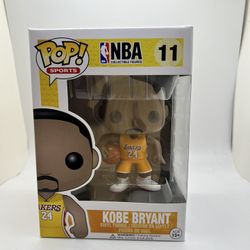 Funko Pop Kobe Bryant Yellow Jersey