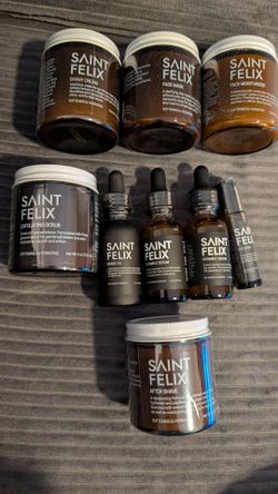 Brand New SAINT FELIX Men's Skincare & Grooming Bundle (9 Items) - Sealed!