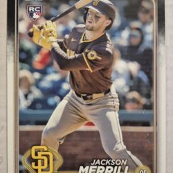 2024 Topps Baseball Complete Set Image Variation Jackson Merrill RC #699 Padres