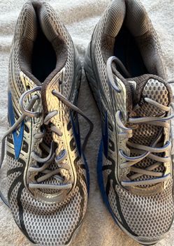 Brooks Running Sneakers Gray Blue Size 12.5