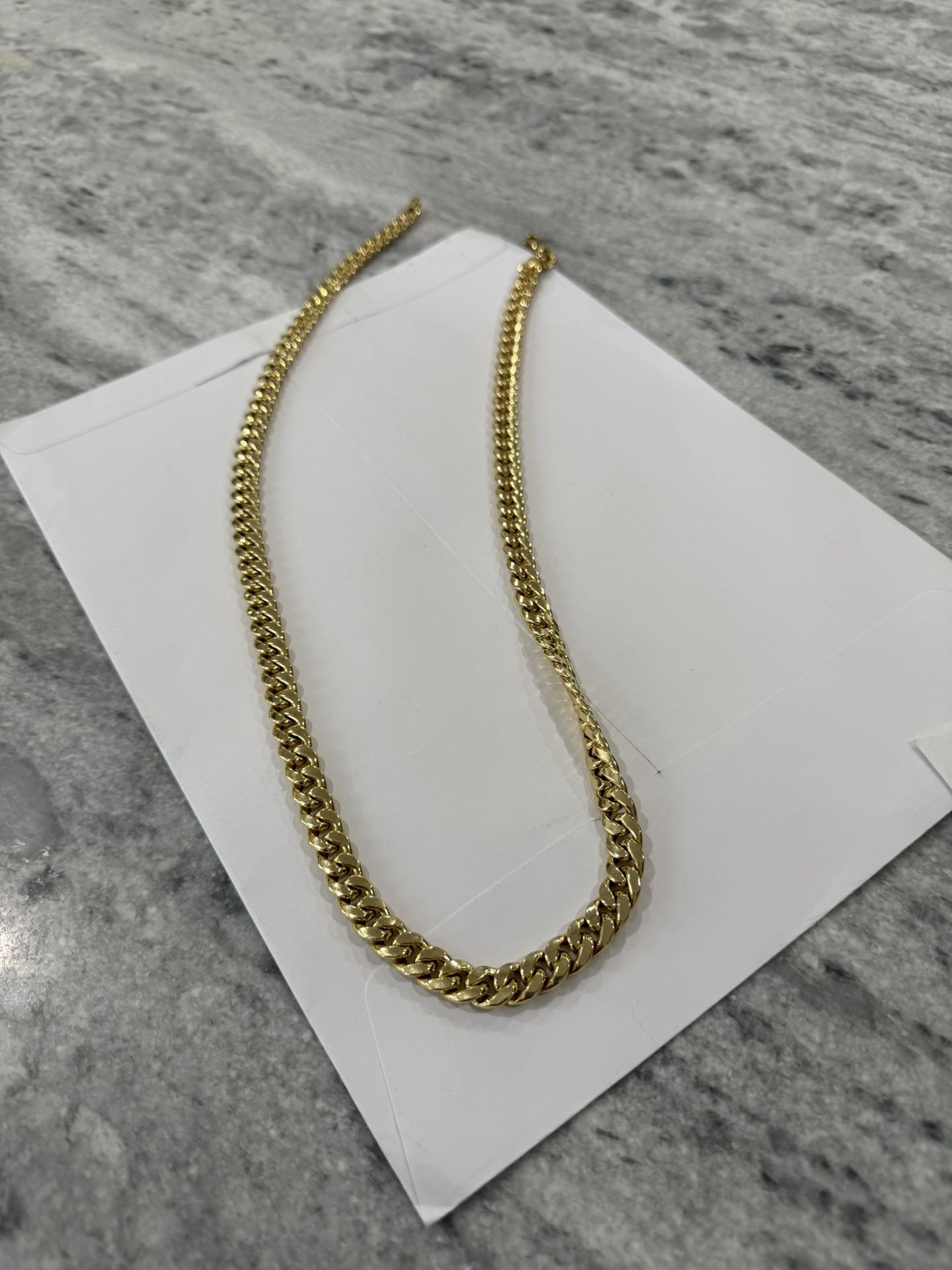 Cuban Link Chain 14k. 30”. 47 dWT