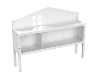 LOVMOR Headboard for FULL-SIZE BED WHITE COLOR BOOKCASE ❗️🌟