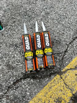 OSI QUAD White Sealant Caulk 3 Tubes