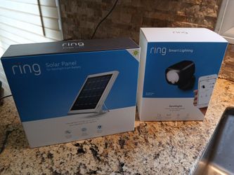 Ring solar panel and lighting