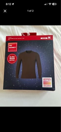 Uniqlo Heattech Ultra Warm Crew Neck LS Men’s Size Medium - NEW