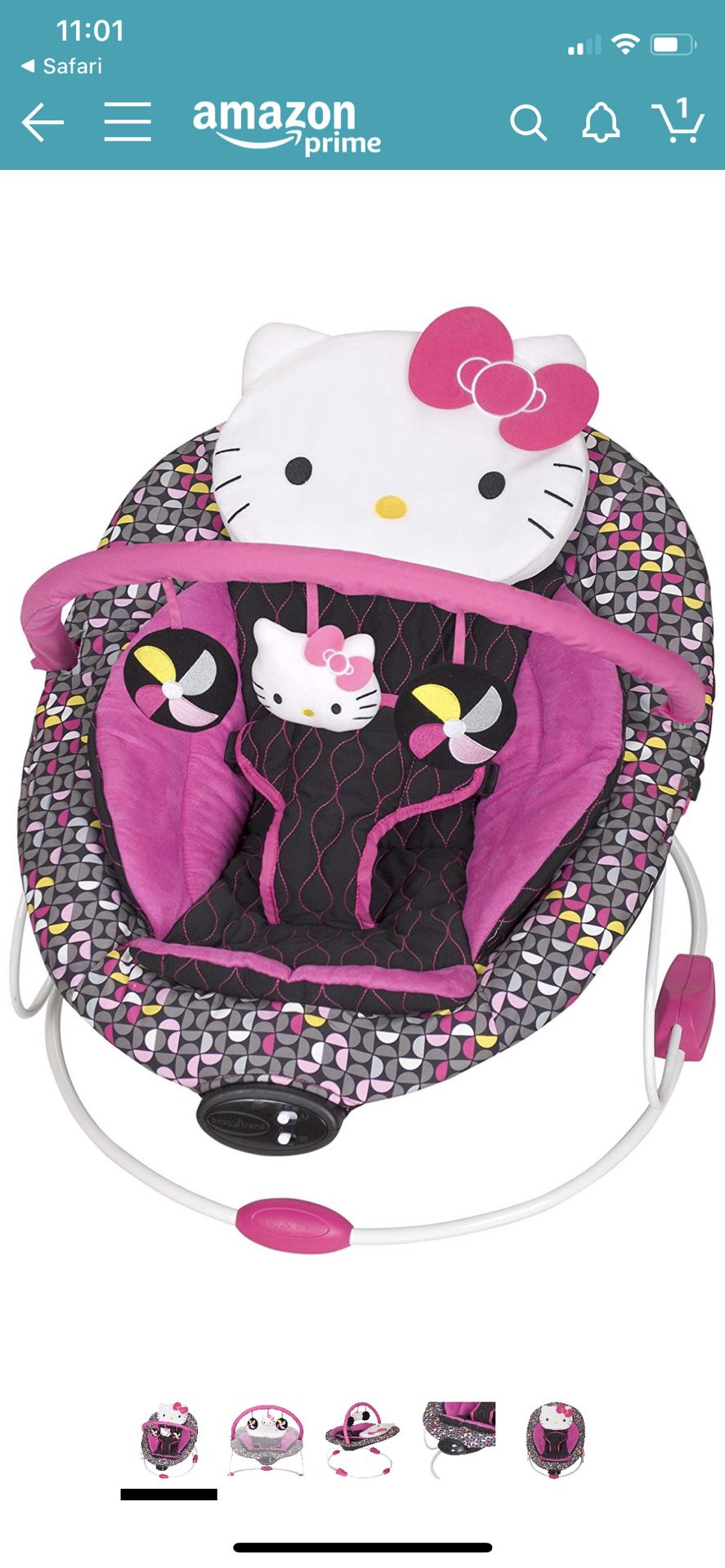 Baby Trend Hello Kitty Bouncer