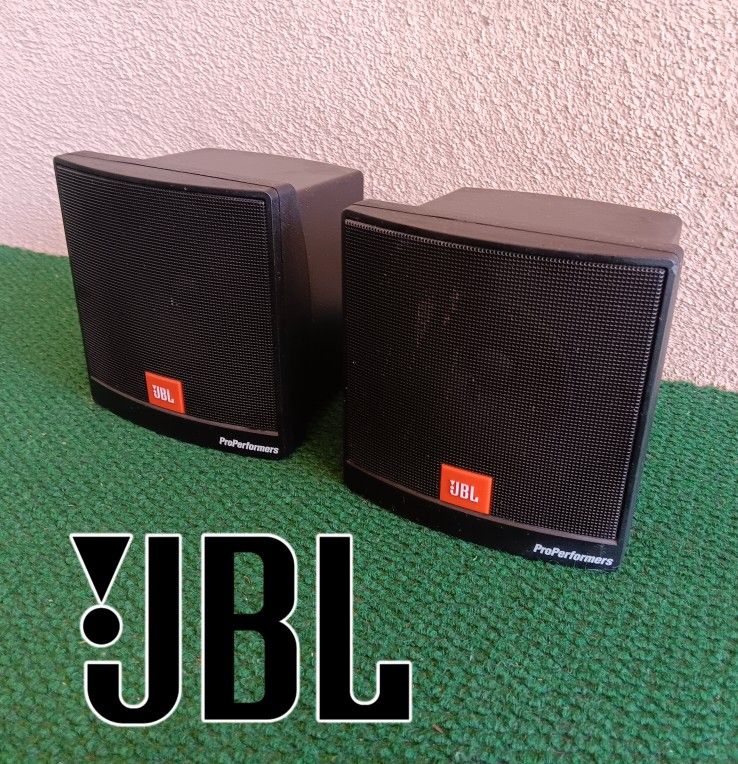 Vintage JBL J225 Pro Performers Surround Speakers Pair 6 in x 6 in Great Sound!