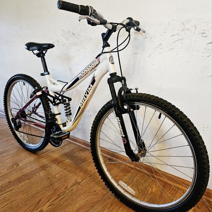 21 Speed MAXIM Dual Suspension Aluminum 26" Trail Adventure Bike