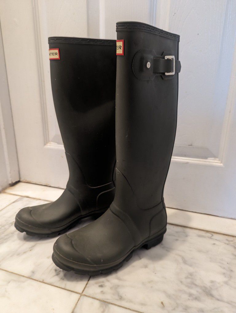 Hunter, rain boots, US 6