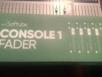 Console one fader Only use a couple times