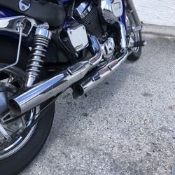 Honda Shadow Ace Stock Exhaust System 