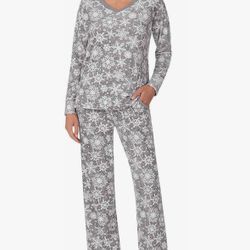 Nautica Women's 2 Piece Fleece Pajama Sleepwear Set