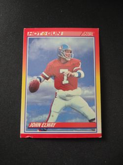 John Elway Score Hot Gun Football Card